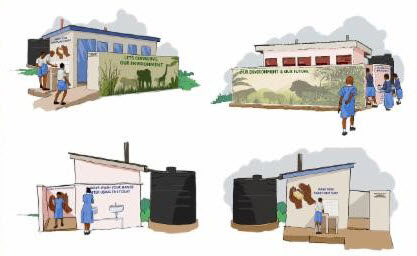 Ilmonchin Primary School Sanitation Plans concept