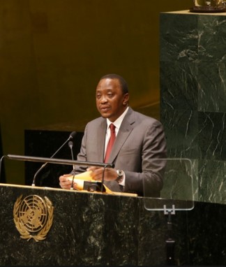 President Kenyatta addresses the UN General Assembly