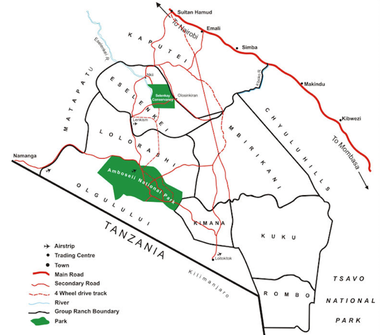 Selenkay Conservancy in the Amboseli eco-system