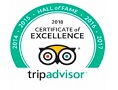 TRIPADVISOR CERTIFICATE OF EXCELLENCE HALL OF FAME 2018