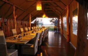 Chobe River Camp Tent Dining