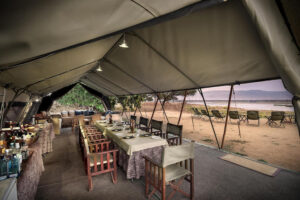 Zambezi Expeditions Lounge & Dining Tent